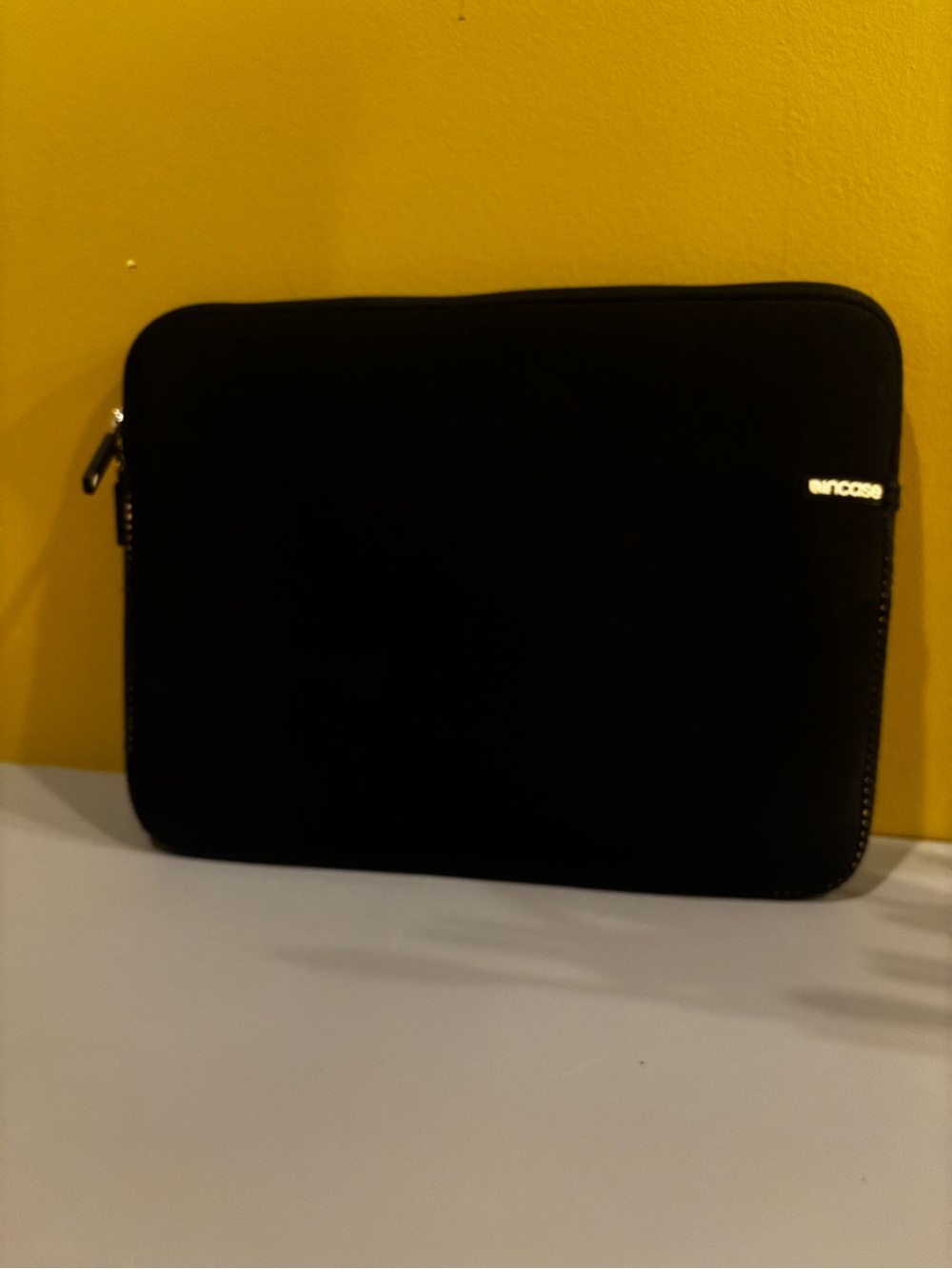 Incase Black Sleeve with White Logo